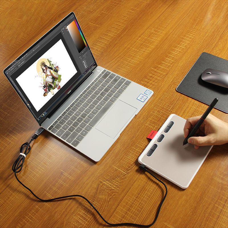 Mooiuu B6s Computer PS Animation Digital Drawing Tablet Support Phone ...